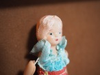 おしゃれガール 青いフリルのムームー JAPANセルロイド 画像4