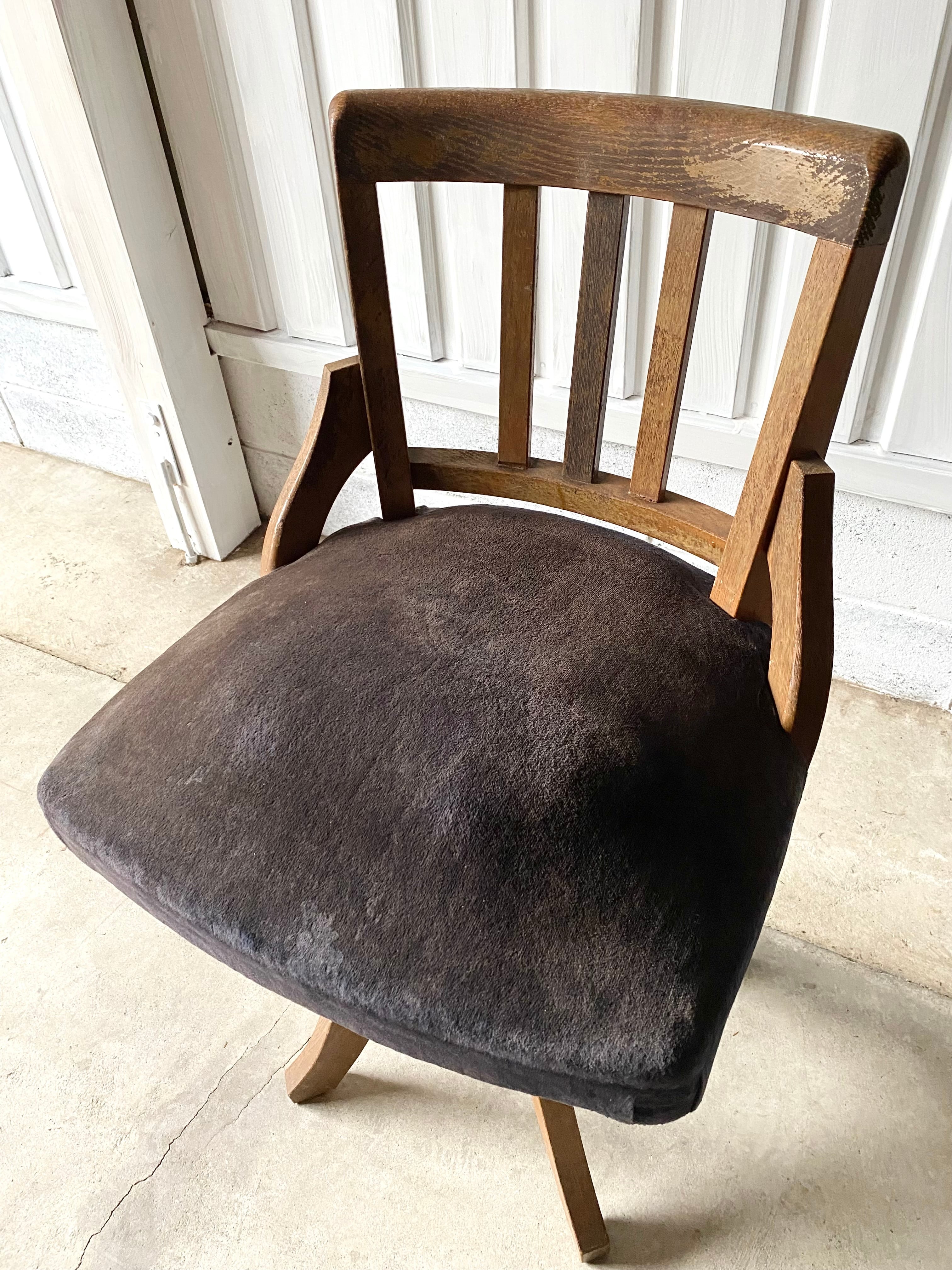 布座面のドクターチェア[古家具] | giraffes craft