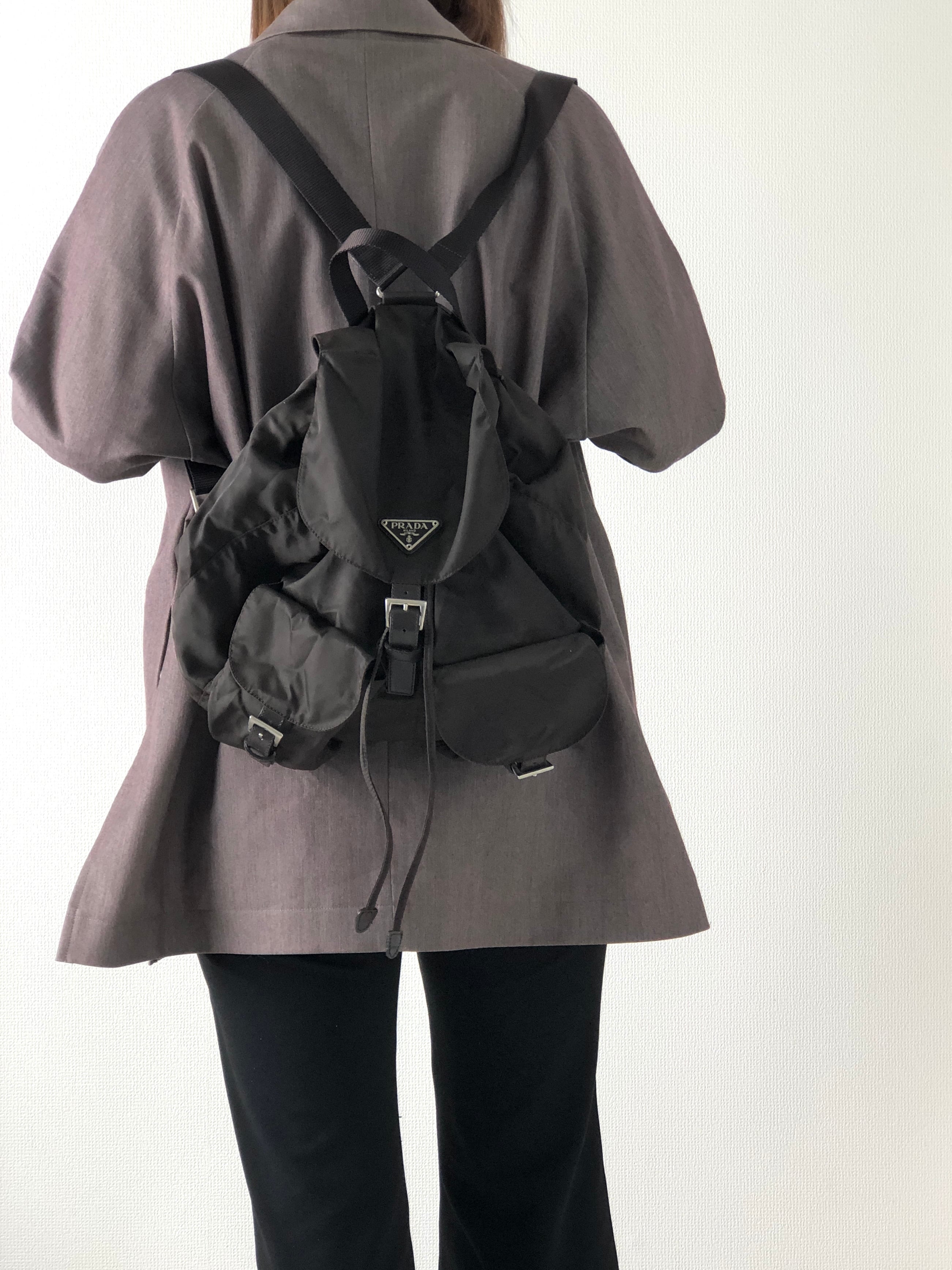 m　Prada ダイパソン　分割出品2/2 Direct from Japan, branded used bag] PRADA Prada backpack Brown