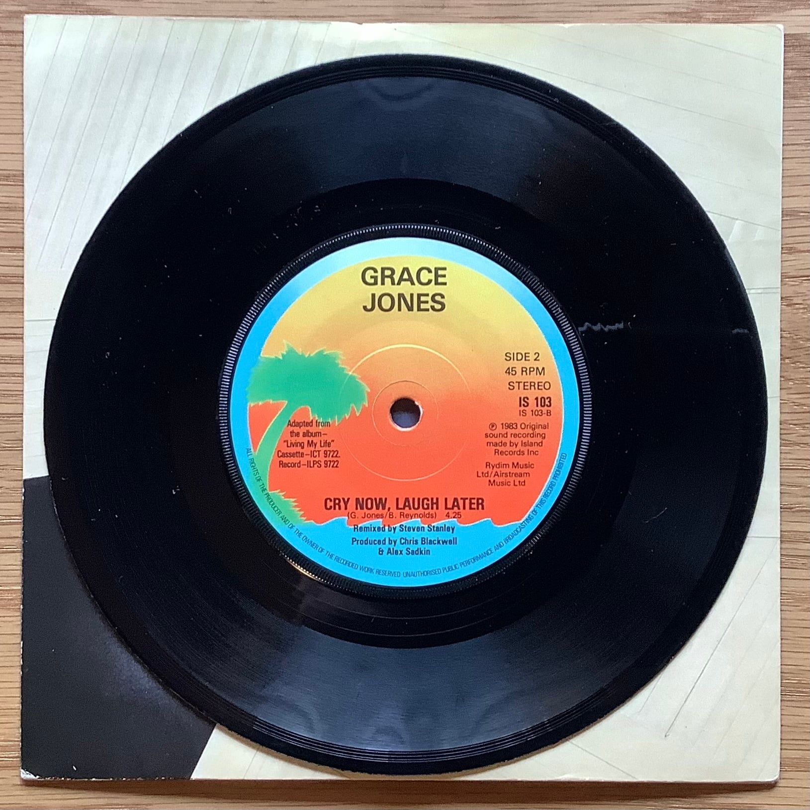 レコード Grace Jones ‎– Living My Life グレースジョーンズ