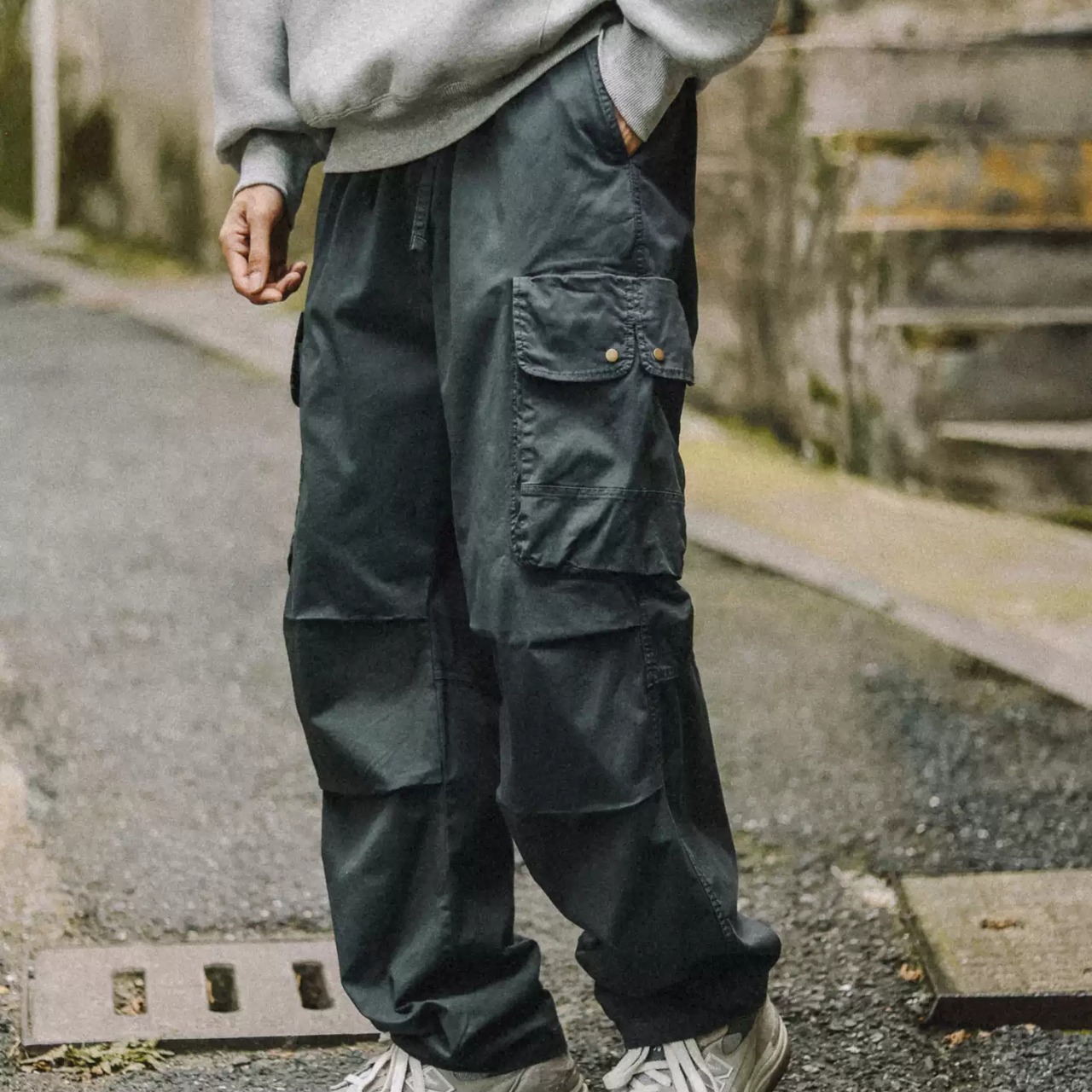 ルーズフィット ワークカーゴパンツ N3385 - 2