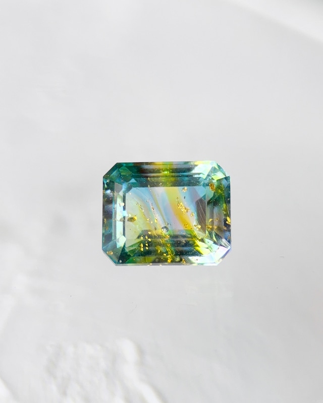 オクタゴン 10×8mm #82【硝子の宝石】箔入