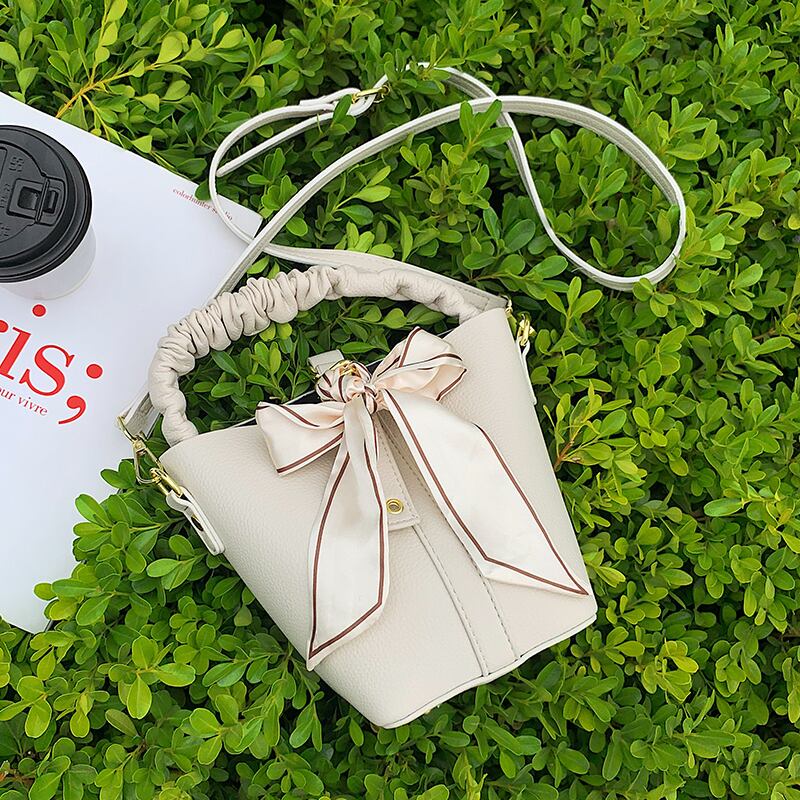 サマースカーフ レッド 夏物 クロスボディ シルク Tiancai_Wing_Bag29209865969