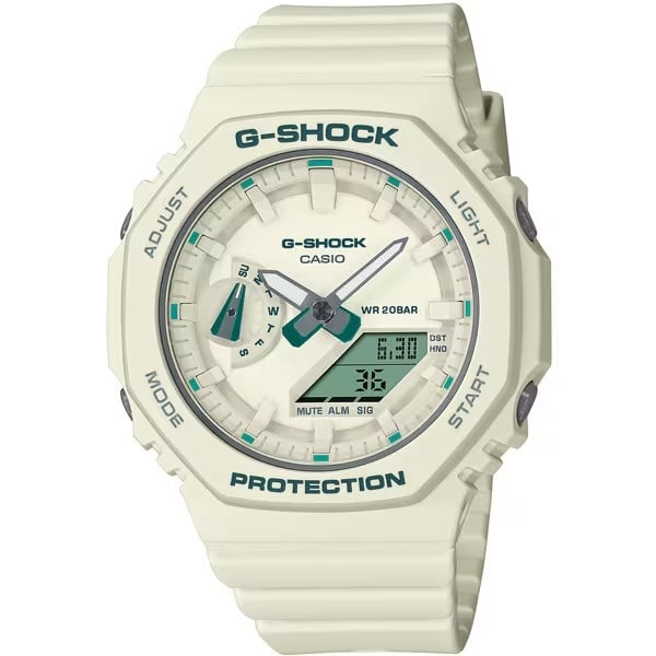 特価☆カシオ G-SHOCK GMA-S2100GA-7AJF ミッドサイズ カシオーク ホワイト 白 レディース腕時計  栗田時計店(1966年創業の正規販売店)