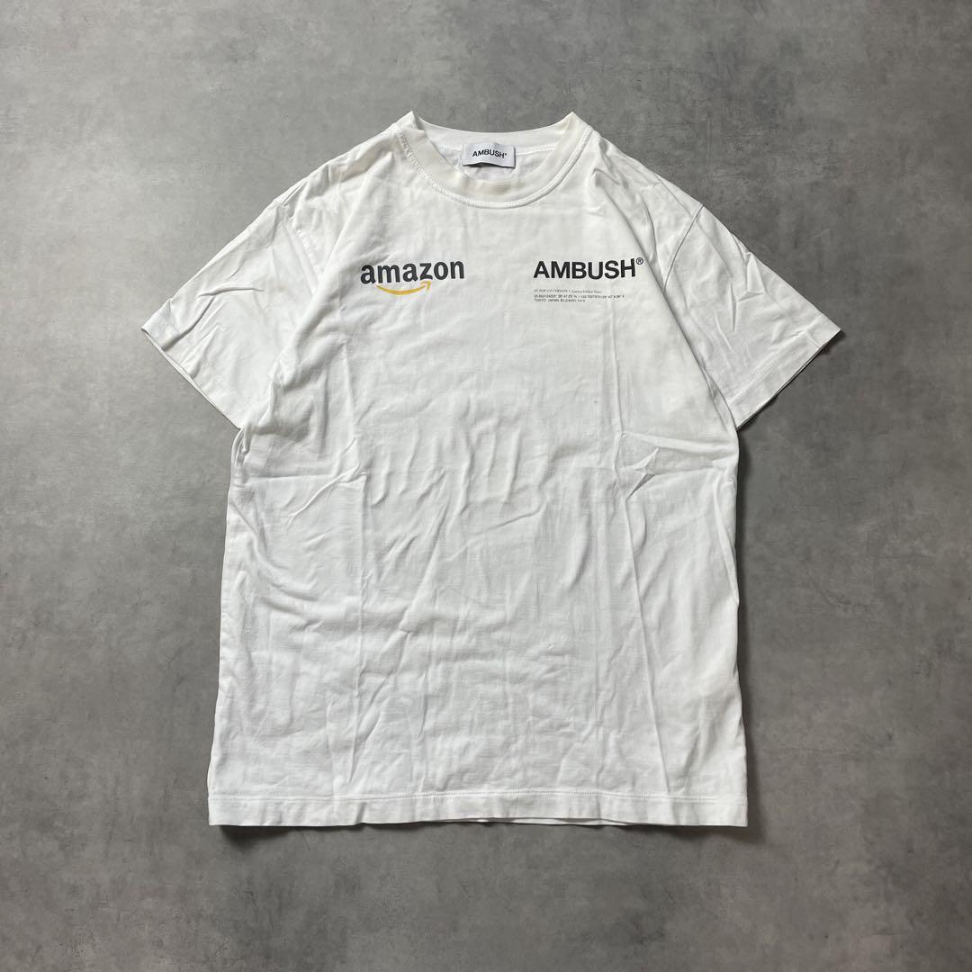 AMBUSH×AMAZON コラボ Tシャツ ロゴプリント XL