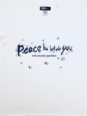 「peace be with you」ティシャツ