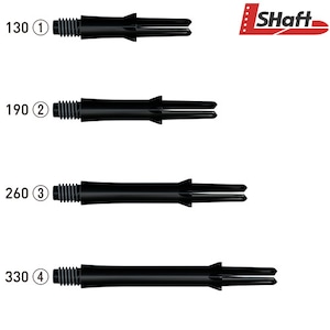 L-SHaft Lock Straight [Black]