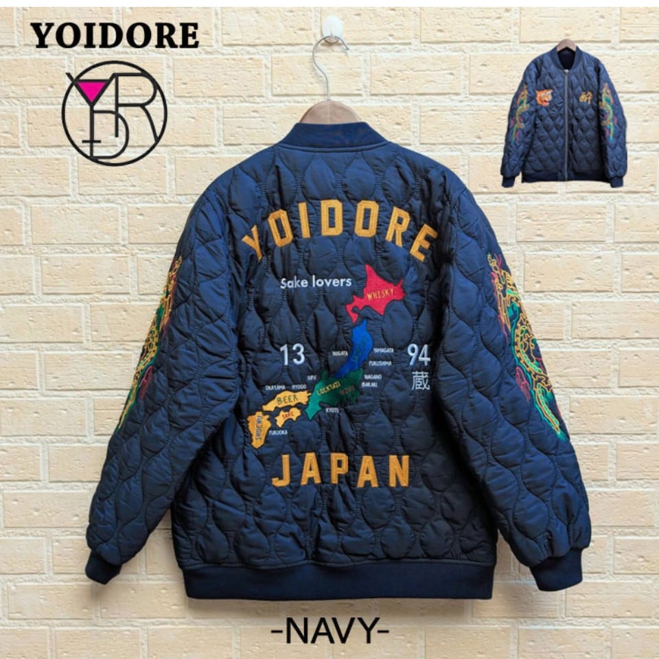 【YOIDORE】スーベニアリバーシブルジャケット(ネイビー)