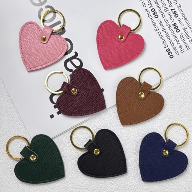heart initial keychain m0039