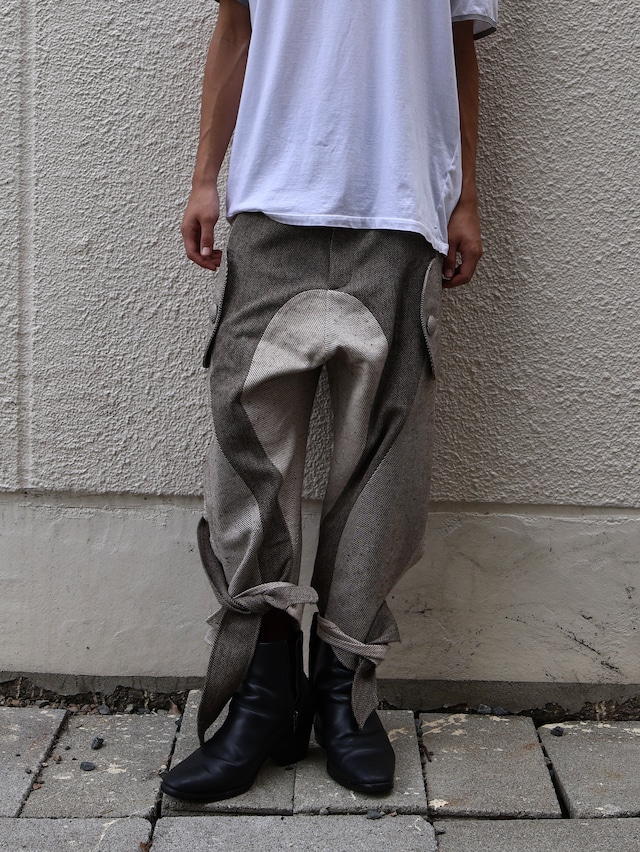 【26aw/joone joonam】herringbone adventure pants
