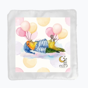 inco-z | クッション小 シロハラふわふわ design In00052