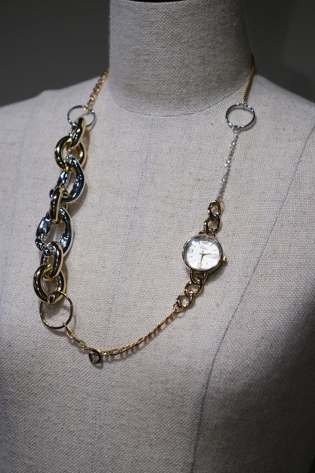 【BLESS】Materialmix Necklace #watch