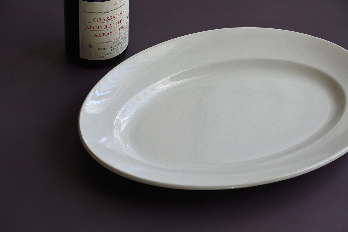 C. 1827-1944 French Platter, Niderviller | antiquesoval
