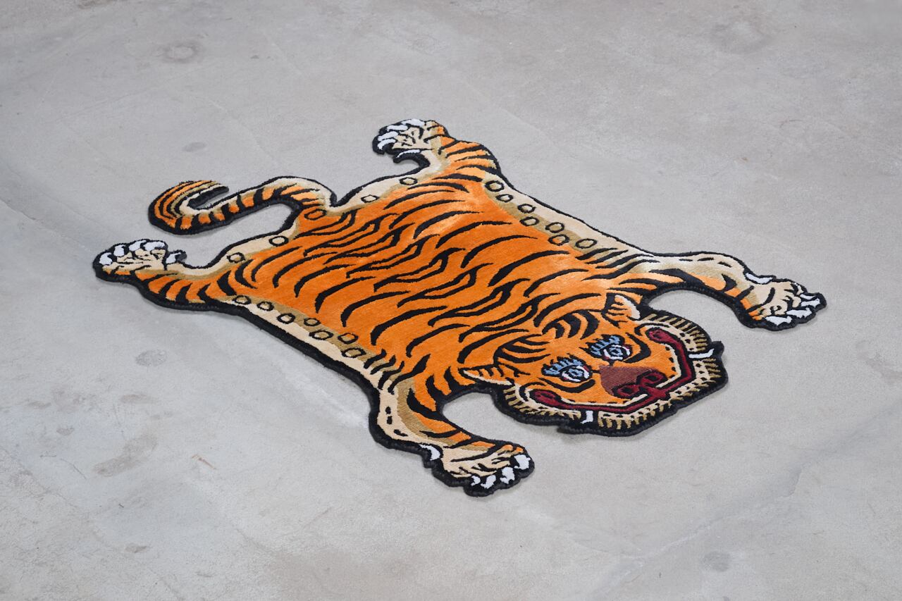 Tibetan Tiger Rug 《Sサイズ•シルク466》チベタンタイガーラグ