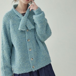 strap circle sweater cardigan