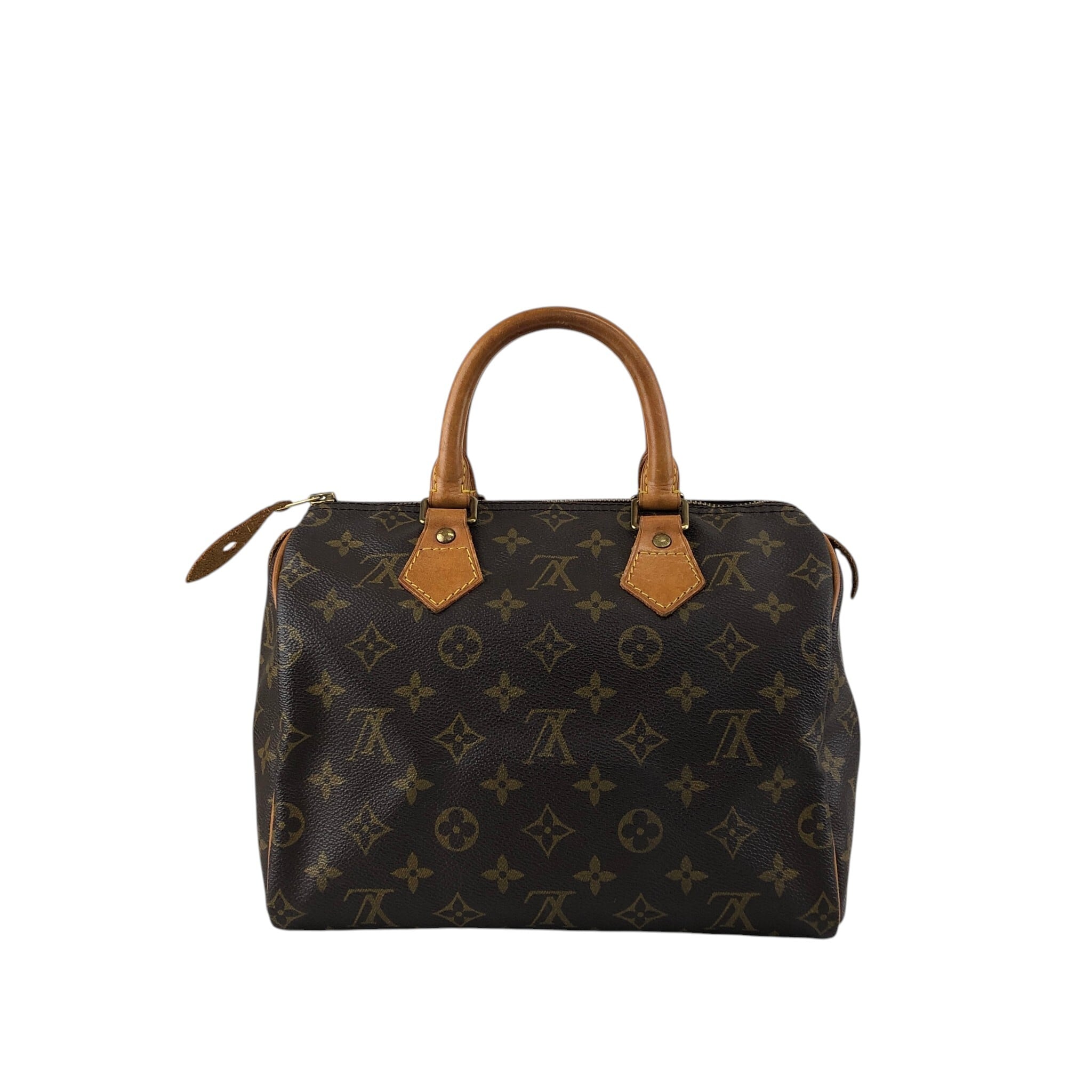 LOUIS VUITTON ルイヴィトン モノグラム ハンドバッグ ブラウン PVC