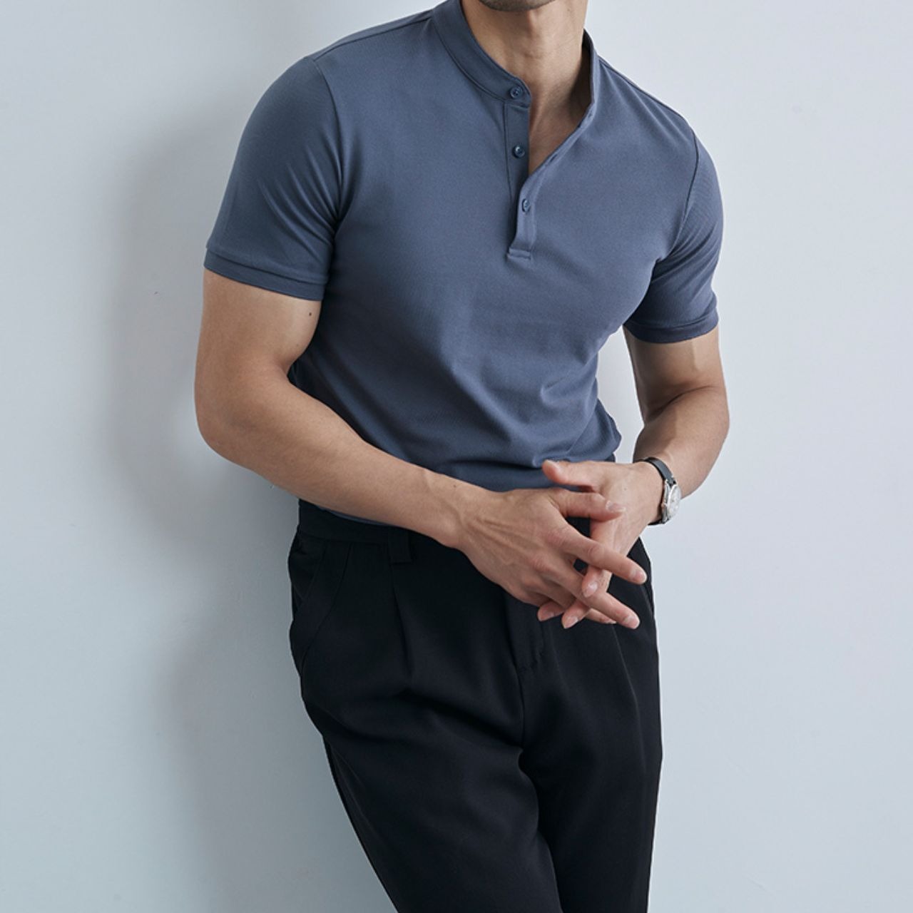 ヘンリーネックTシャツ　MT0210007