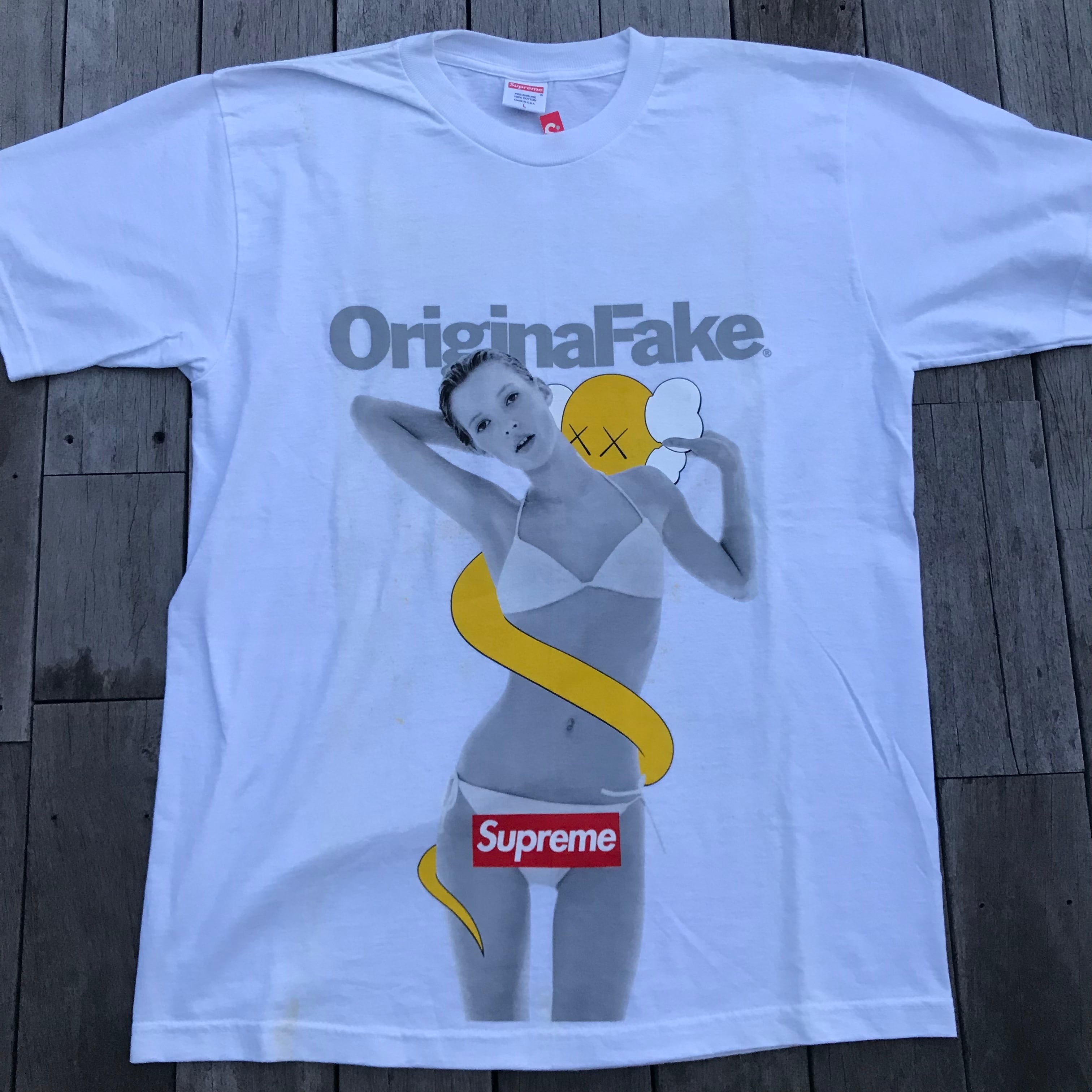 supreme × original fake tee オリジナルフェイク
