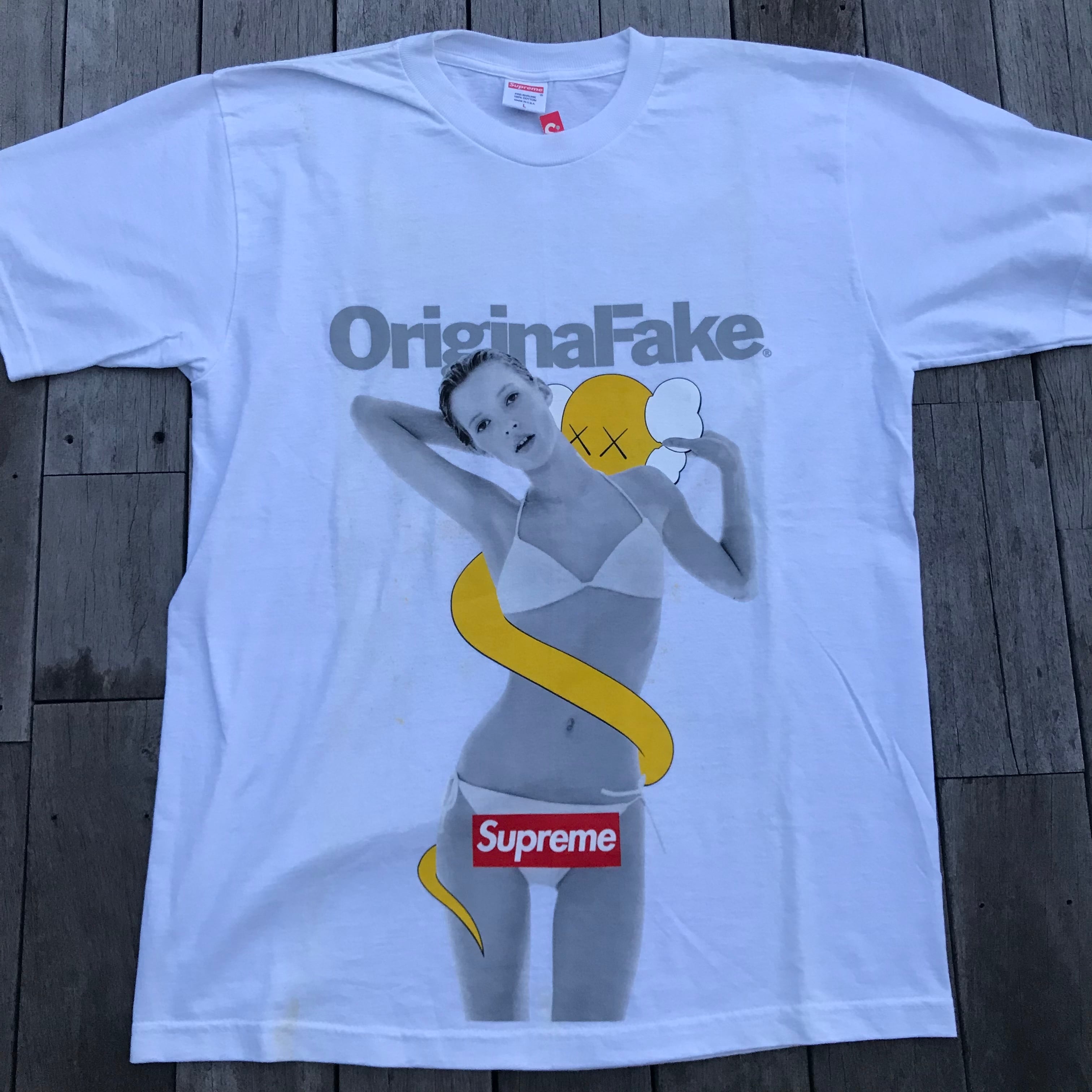 supreme 【シュプリーム】10周年記念 kateMossケイトモスTシャツ