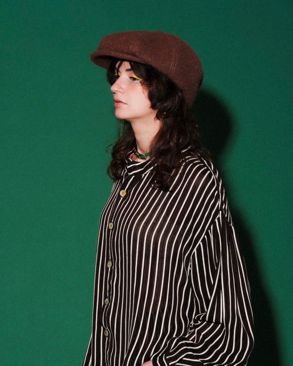 撮影SAMPLE】Shaggy Wool Casquette | AMBERGLEAM