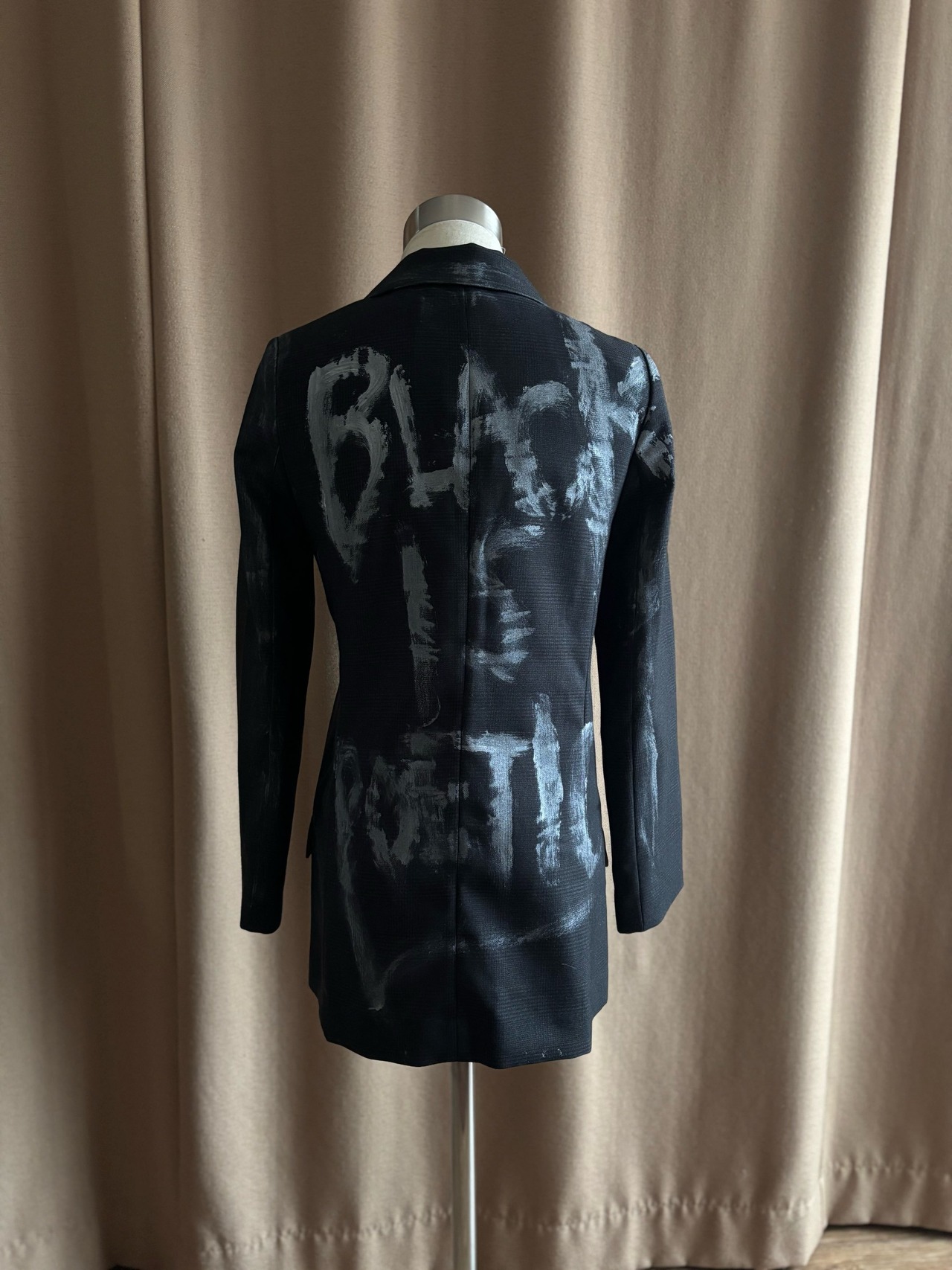 【RE:ART】hand paint remake tailored jacket-4605-3