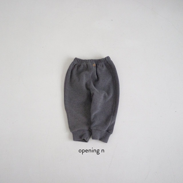 charcoal M(100)［即納］aba button pants / openingN 25autumn