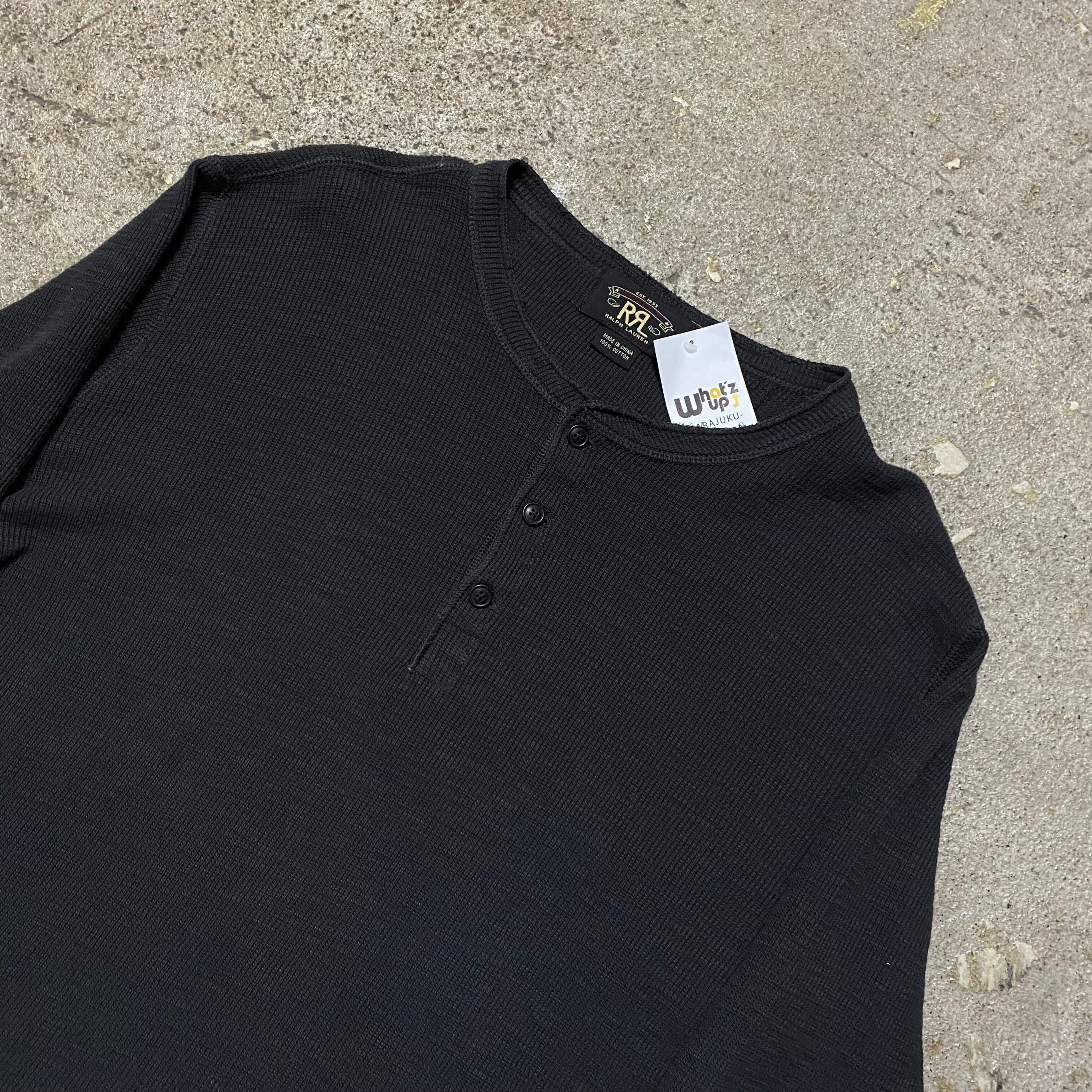 00s RRL henry neck thermal L/S T-shirt【仙台店】 | What'z up