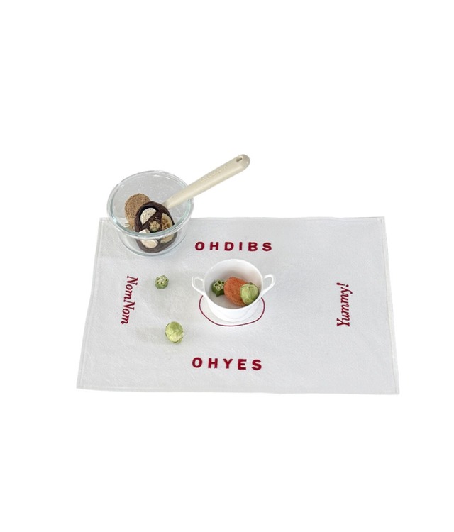 〈予約アイテム〉OHDIBS / Merry Meal Mat - Red