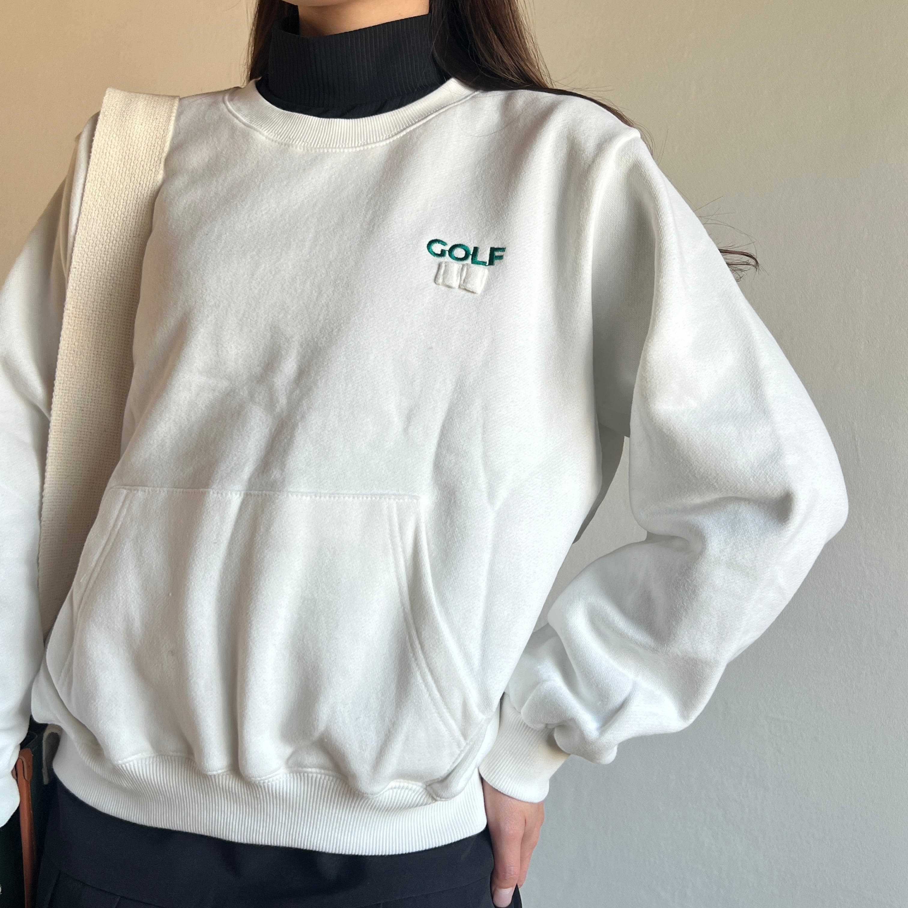 裏起毛タイプ】ゴルフ刺繍トレーナー(5color) | R.E.M GOLF｜韓国