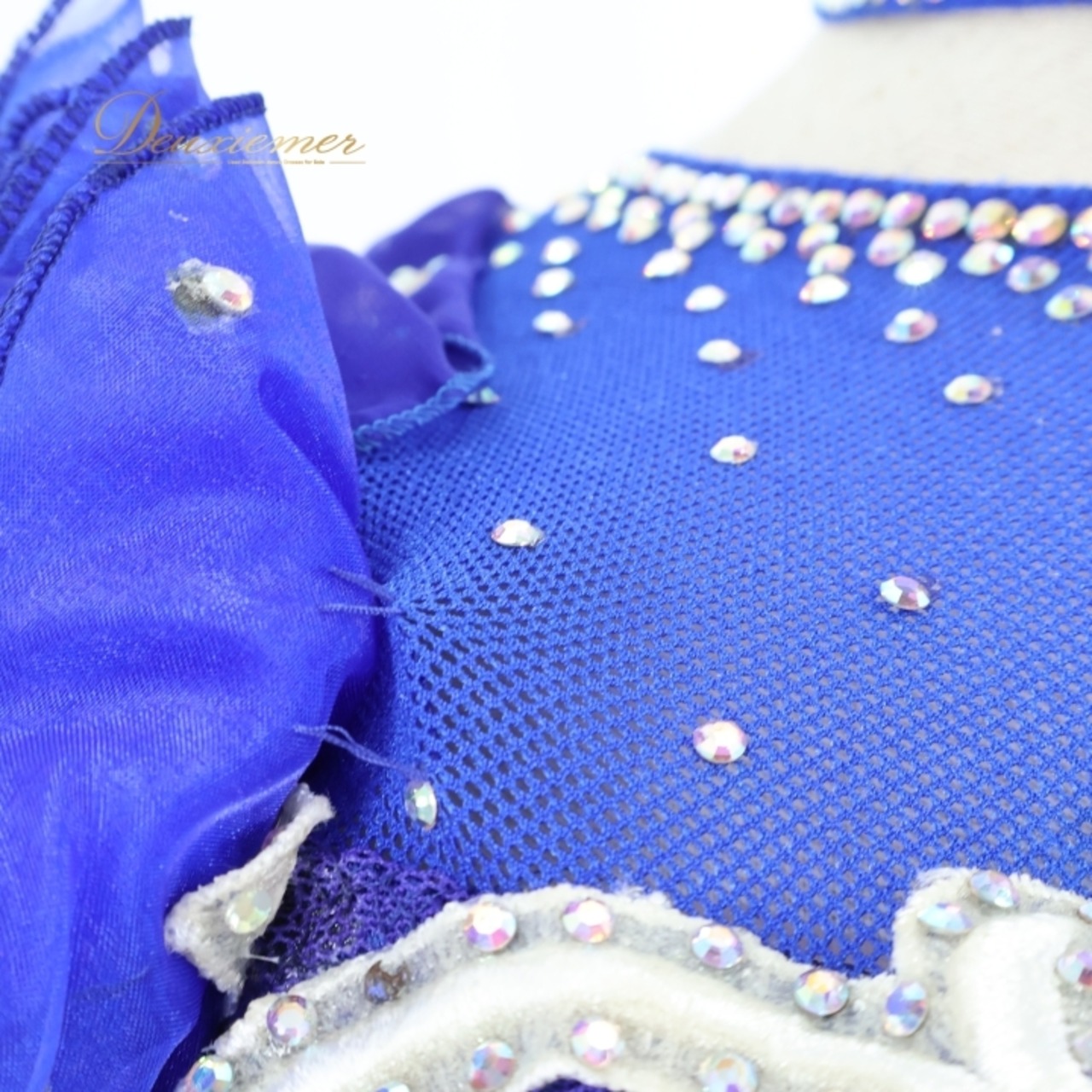 社交ダンス 衣装 スタンダード ワンピース ドレス スタンダード 青 フロート レース ダンス パーティ 発表会 落ち感 綺麗 上品 デモ 競技 ブルー系 ステージ用 美しい おしゃれ きれい 高級感 レディース フォーマル 華やか