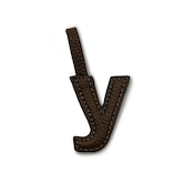 INITIAL CHARM Small (GREIGE)