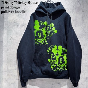 "Disney"Mickey Mouse print design pullover hoodie
