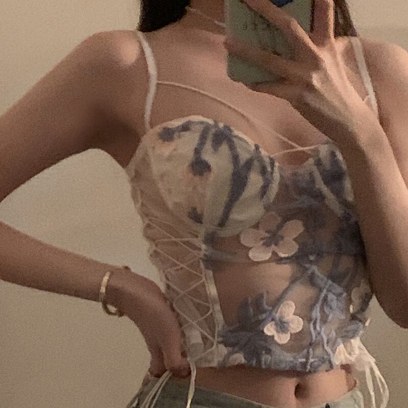 サマーバックスリムトップス 夏物 試着室13047768198