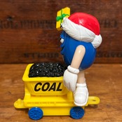 M&M's クリスマス・トレイン・トッパー　サーカストレイン　列車　機関車　ブルー　ミールトイ　 エムアンドエムズ　MU-310