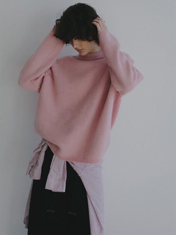 ETRE TOKYO(エトレトウキョウ) リバーシブルボックスニットプル