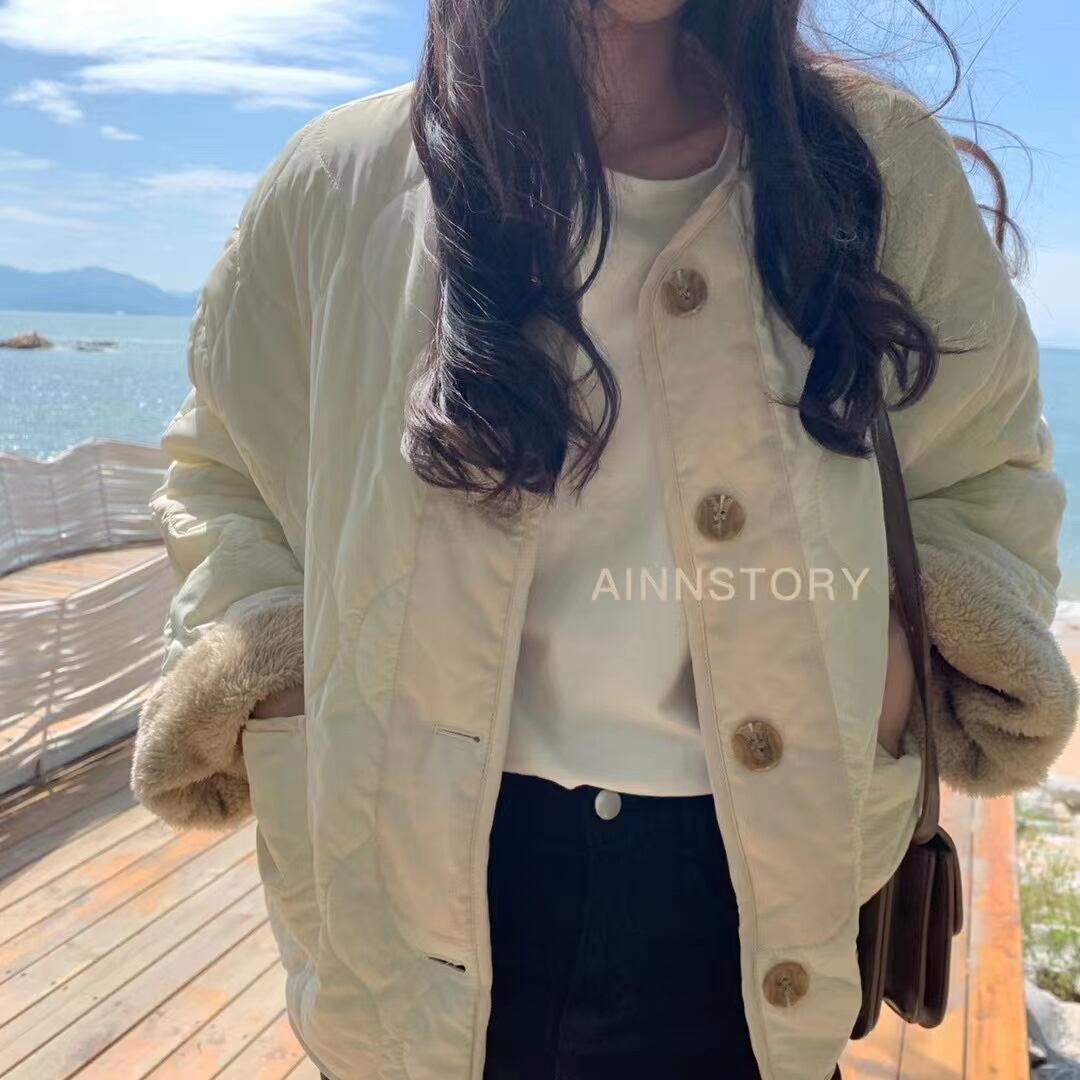 裏ボアキルティングジャケット　AJ2085-796