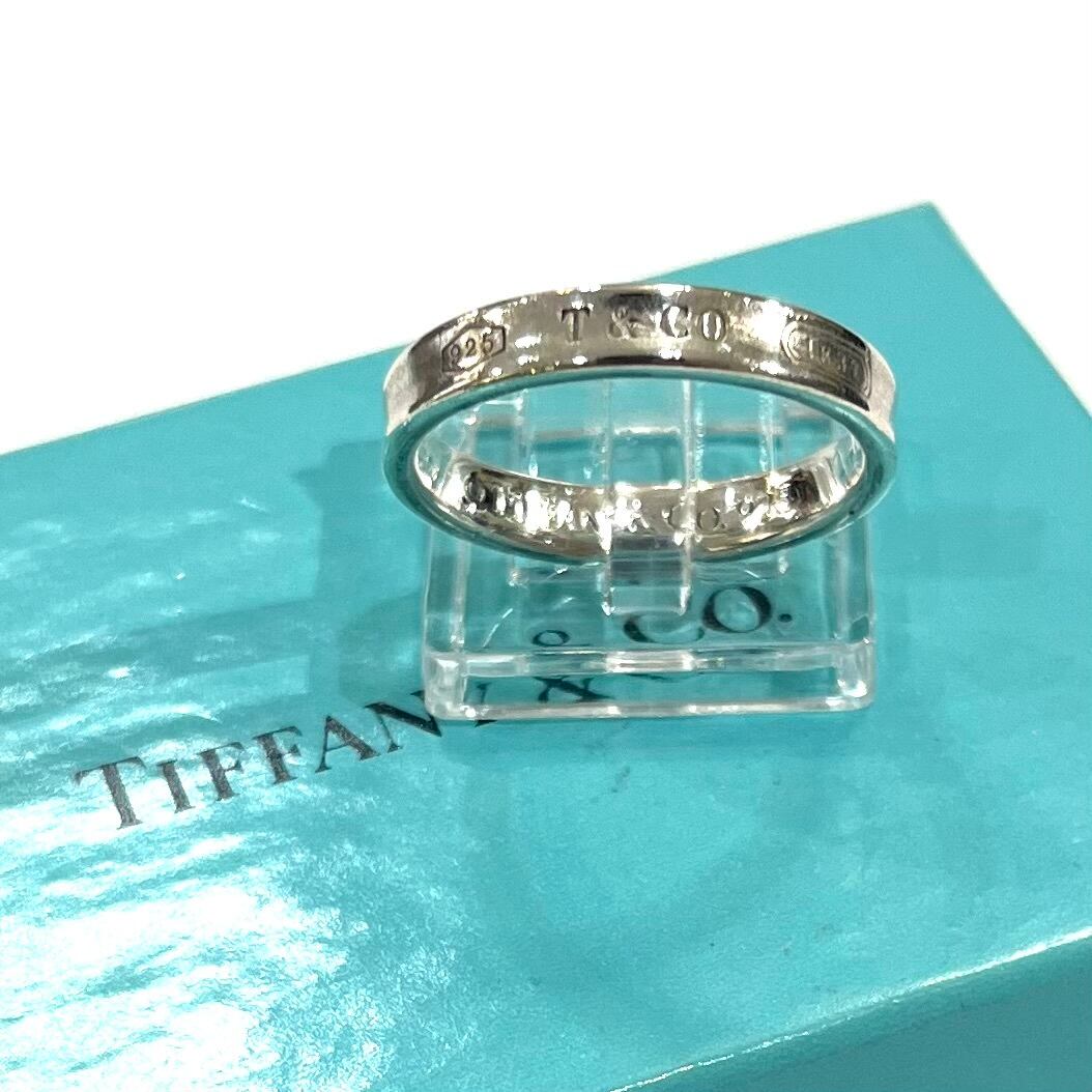 TIFFANY&CO】 【21号 】2838 細T&CO ナローシルバー925ヴィンテージ