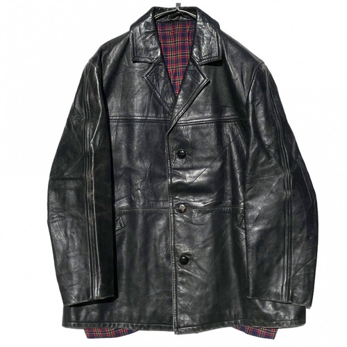 Vintage German Leather Work Jacket [1970s-] Vintage Leather Jacket