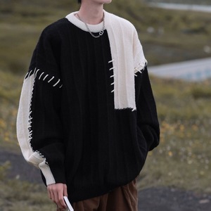 Color-block sweater(MT1659)