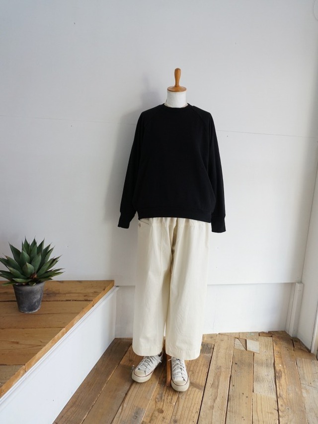 prit　強撚裏毛 ラグランプルオーバー