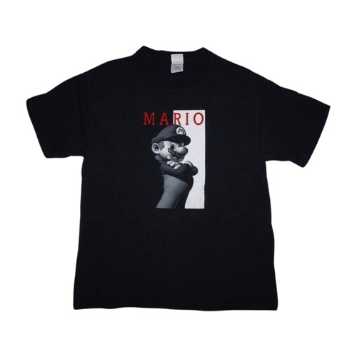 【L】2007 スーパーマリオ スカーフェイス ヴィンテージTシャツ
