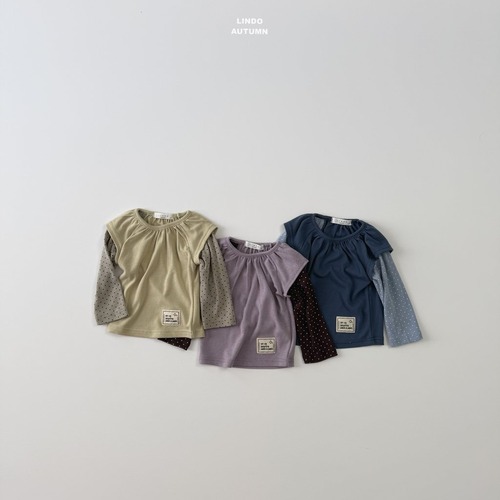 LINDO［取寄］dot layered tee 26autumn