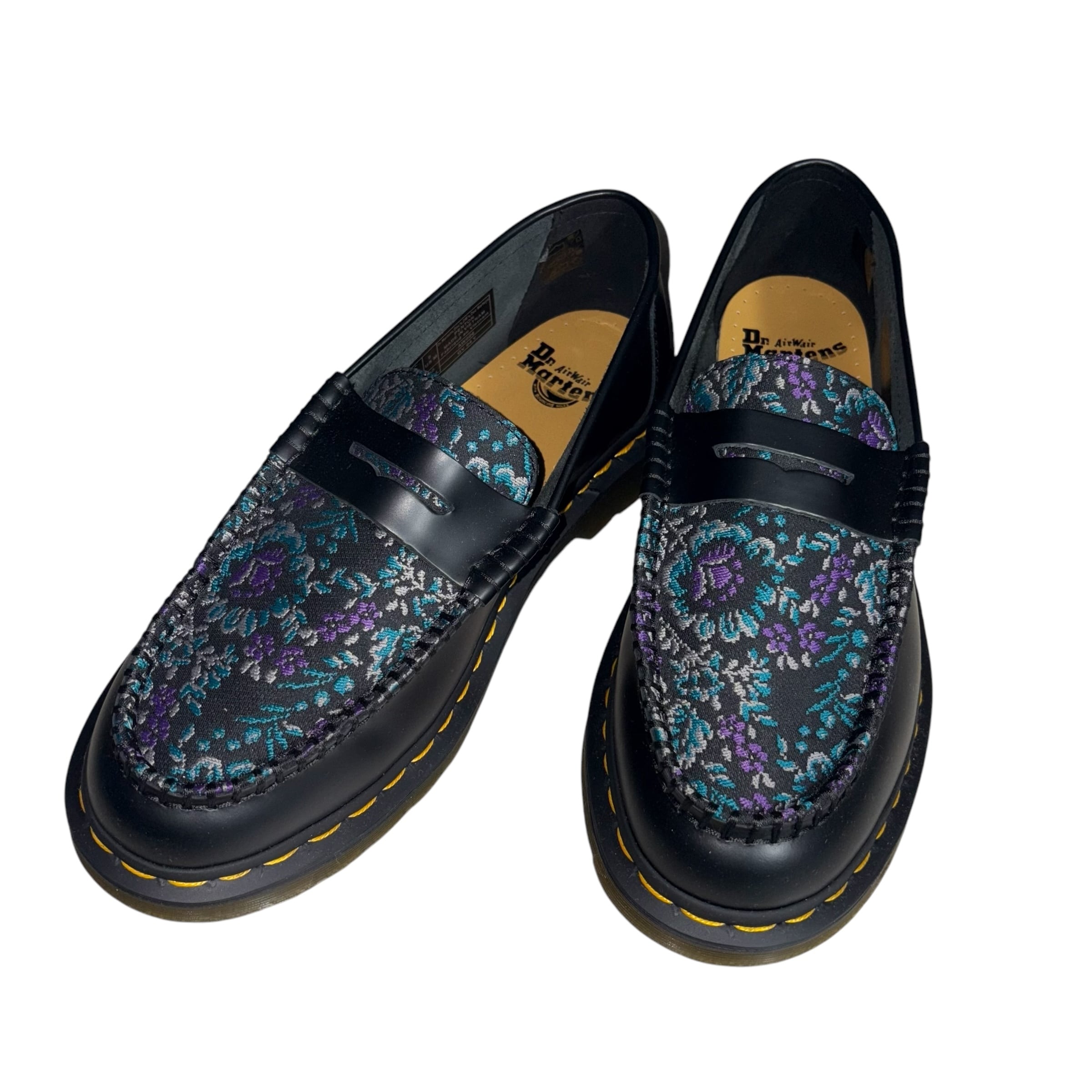 Dr.Martens “PENTON” floral jacquard loafers | NOIR ONLINE