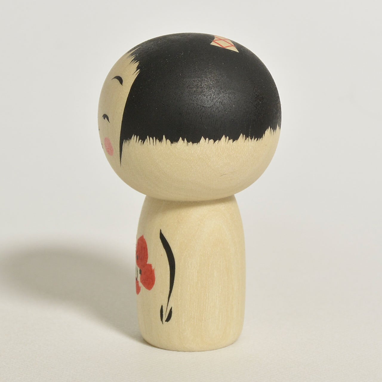 ミニ百想こけし 約2寸 約6cm 鈴木明 工人（作並系）#2433 | コケシア