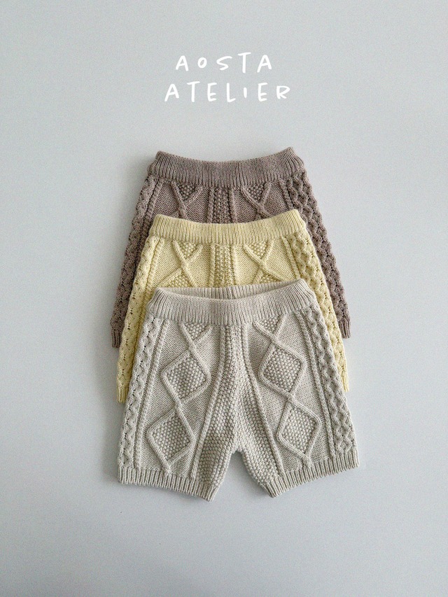 【予約】 Aosta  / knit pants