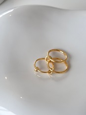 triple hoop ring