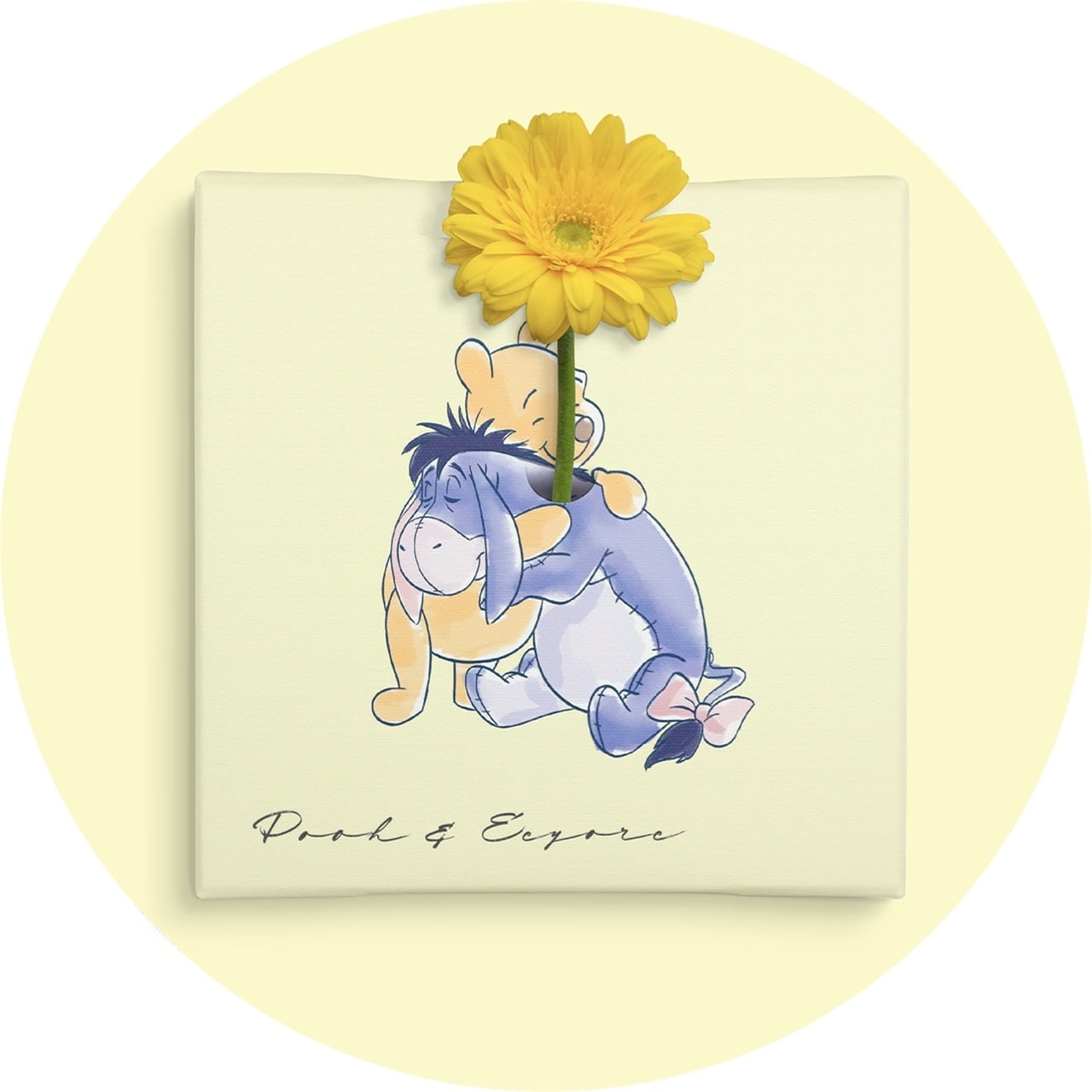 ディズニー アートパネル くまのプーさん イーヨー 一輪挿し IKE-DSNY