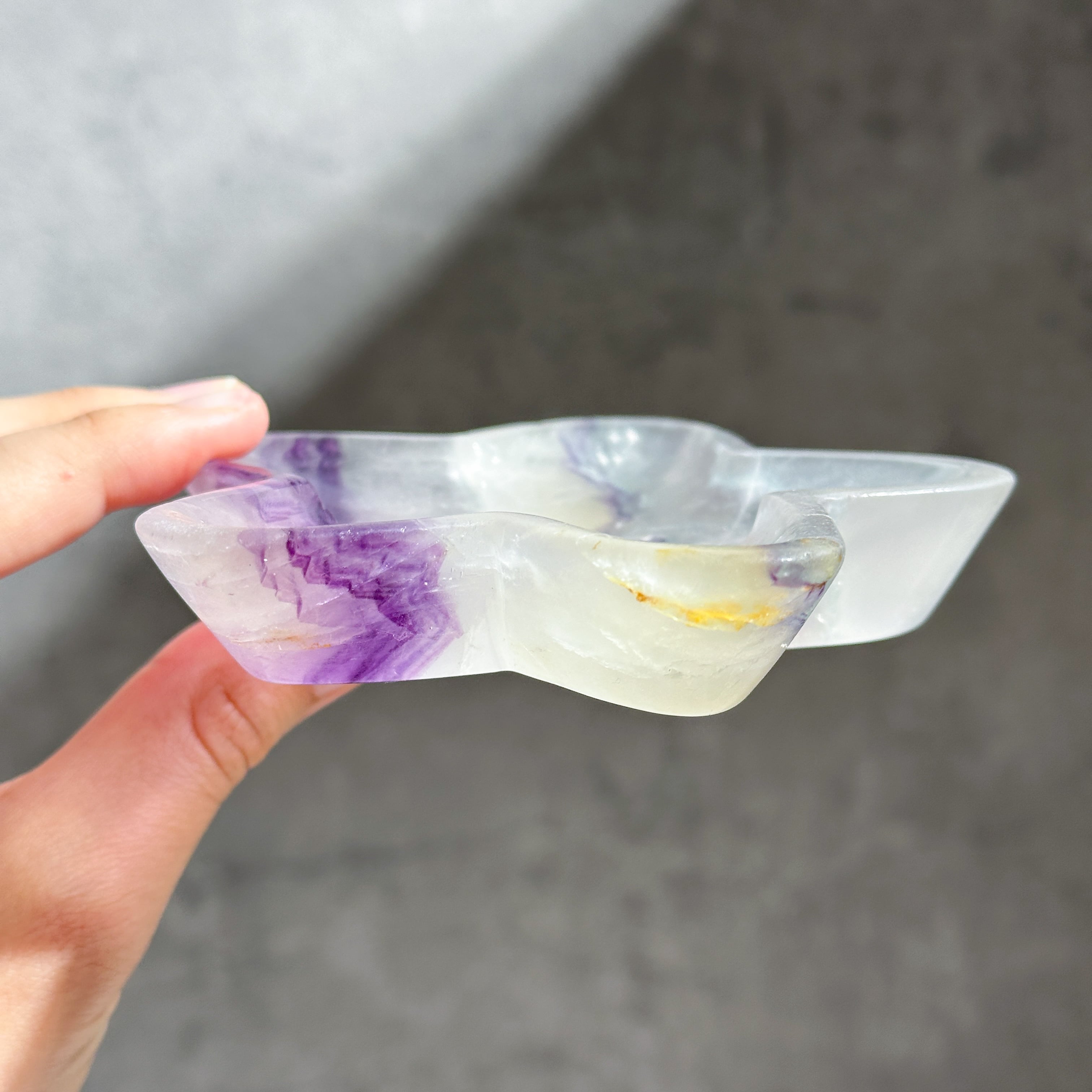 レインボーフローライト星型のうつわ01◇ RainbowFluorite ◇天然石