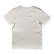 TOMMY HILFIGER トミーヒルフィガーワンポイントフラッグ刺繍 半袖Tシャツ カットソー サイズ S /ホワイト/男女でも
