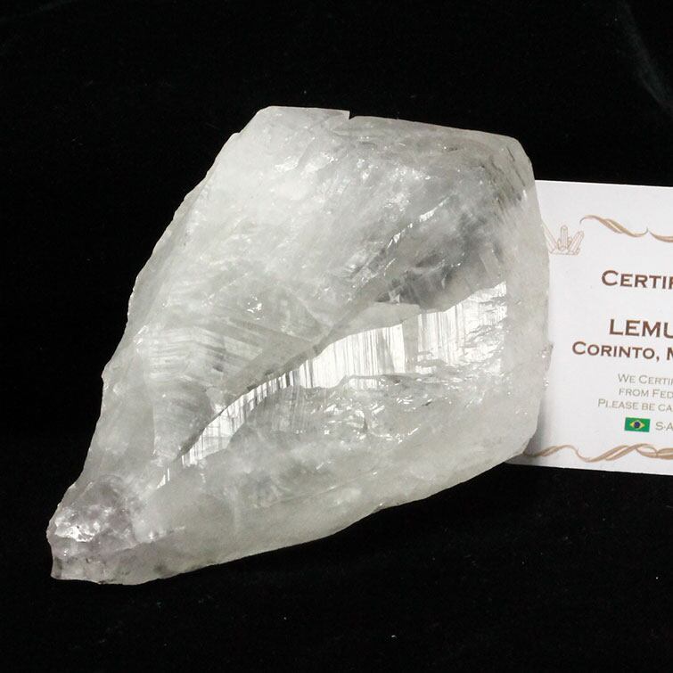 レムリアンシード 水晶 原石 カテドラルライブラリー ブラジル ミナスジェライス州 コリント産 証明書付属 一点物281-163
